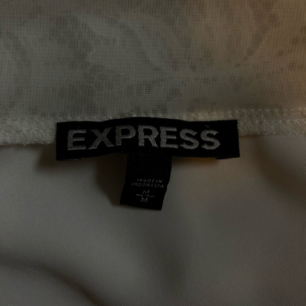 Express|| Off Shoulder Long Sleeve Blouse - Picture 4 of 4